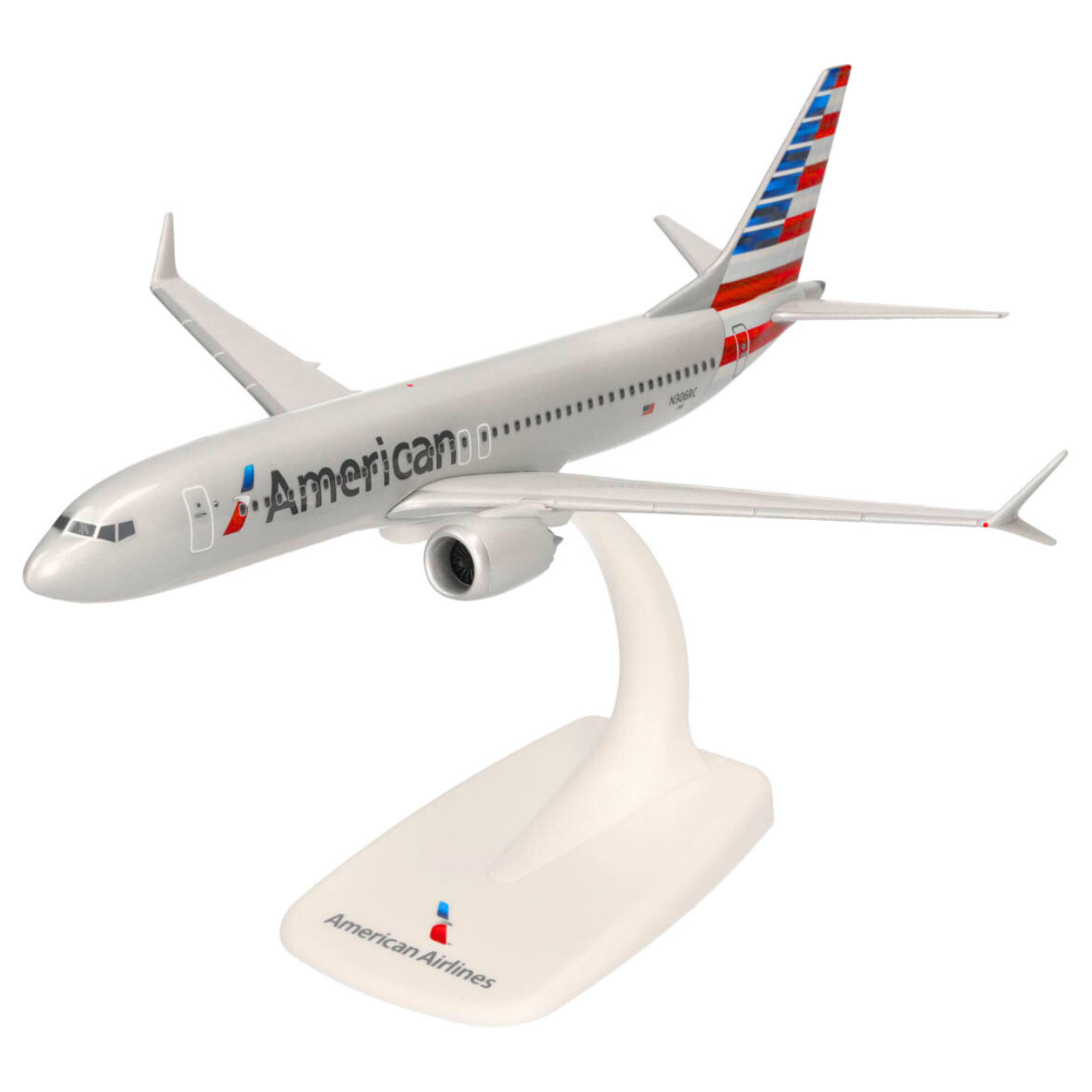 Herpa Snap-Fit Flugzeugmodell American Airlines Boeing 737 Max 8 (1:200)